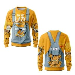 Світшот з 3D принтом Lazy Garfield 31599 3XL