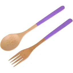 Ложка и вилка деревянная 20cm NRW22SETCUT/VL