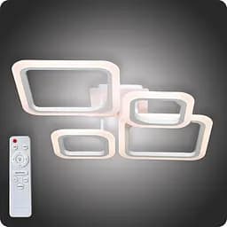 Люстра светодиодная 517 Light с пультом 72Вт Белый (02111)