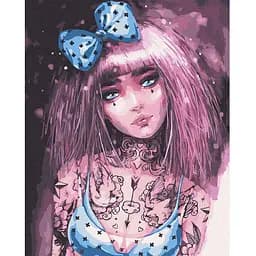 Картина по номерам Ideyka Бездонные глаза ©lesya_nedzelska_art KHO4998 40х50 см