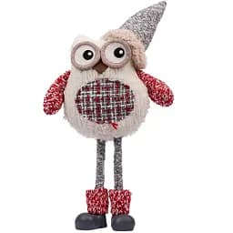 Новорічна м'яка іграшка Novogod'ko Сова в ковпачку 42 см (974009)