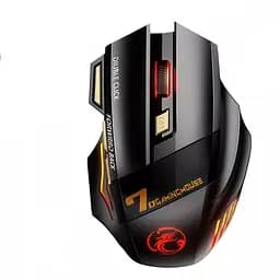 Комп'ютерна миша iMICE X7 бездротова, безшумна ігрова з акумулятором та підсвічуванням 2,4G