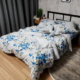 Комплект постільної білизни Moon&Star Бязь Gold Люкс Sky Bloom двоспальні 175х210 наволочки 2х50х70 - мініатюра 5