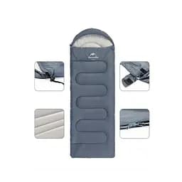 Спальник Naturehike Y150L (NH21MSD08) +11°C - лівий - сіро-блакитний - мініатюра 4