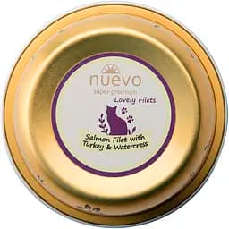 Вологий корм для котів Nuevo Lovely філе лосося з індичкою та кресс-салатом 85 г