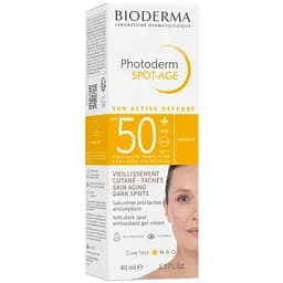 Сонцезахисний гель-крем для обличчя Bioderma Photoderm SPOT-AGE SPF 50+, 40 мл (28535B)