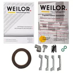 Поверхня газова на металі Weilor GM W 644 WH - мініатюра 10