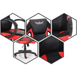Комп'ютерне крісло Nordhold Ullr Red - мініатюра 7