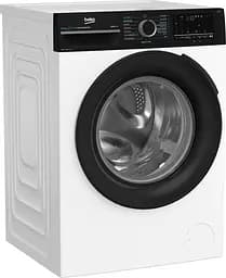 Beko Пральна машина Beko фронтальна, 10кг, 1400, A, 58см, дисплей, інвертор, пара, білий - мініатюра 2