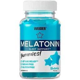 Натуральная добавка Weider Melatonin, 60 желейок - Черника