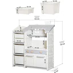 Стелаж Mealux Chef White (KD-E153 White) - мініатюра 2