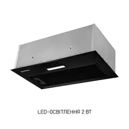 Витяжка повновбудована Minola HBI 5614 BLF 1000 LED - мініатюра 3