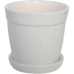 Керамічний горщик Nana Keramiks Глорія 0.5 л глянець білий (gloria-05-wth)