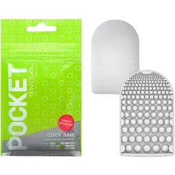 Мастурбатор Tenga Pocket Click Ball білий