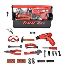 Набор инструментов KY 1068-306, механическая дрель, в ящике (6973779400224)