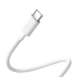 Кабель Xiaomi Braided Cable Type-C to Type-C 3A 1m BHR0878GL White - мініатюра 2
