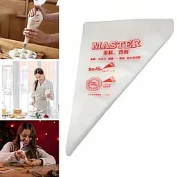 Мішки кондитерські одноразові поліетиленові (100 шт.) 31х26х17 см, Master Прозорий 83362