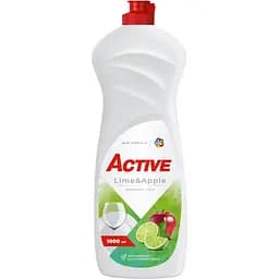 Гель для мытья посуды Active лайм и яблоко 1 л