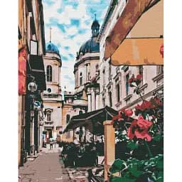 Картина по номерам Brushme Львовская улочка 40x50 см