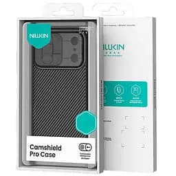Карбонова накладка Nillkin CamShield Pro для Apple iPhone 17 Pro (6.3) Transparent black - мініатюра 6