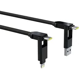 Кабель Rolling Square inCharge XL 3 м чорний (XLL01R) - мініатюра 2