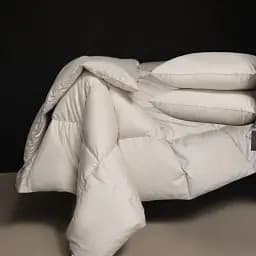 Набір MirSon пуховий №9521 Silver Cloud зима ковдра 200х220 см + 2 подушки сірий (2200010805307)