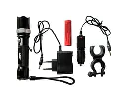 Мощный фонарь для велосипеда с аккумулятором BL T8626 T6 вело фонарик с креплением аккумуляторый 18650 Zoom