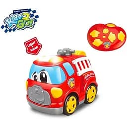 Машинка на радіокеруванні Kiddy Go Fire Truck Пожежна зі світлом та звуком на батарейках