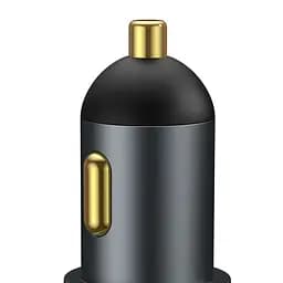 Автомобільний зарядний пристрій Baseus Share Together Lighter Expansion Port U+C 120W Gray (CCBT-C0G) [61085] - мініатюра 4