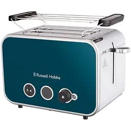 Тостер Distinctions 2-Slice 1670Вт, подогрев, размораживание, пластик, синий Russell Hobbs kuh0014860
