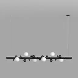 Підвісний світильник Babich Studio Lunar 1500 Black (RAL 9005)