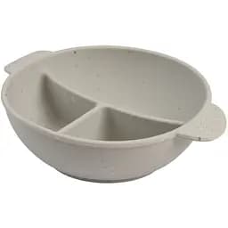 Мисочка силиконовая на присоске Canpol babies с секциями DOTS (51/403_grey)