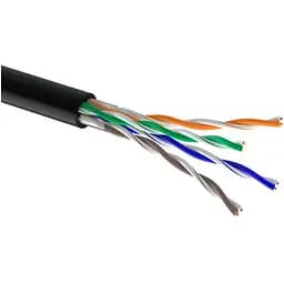Кабель мережевий OK-Net UTP 305м cat.5e зовнішній (U/UTP-cat.5Е) (КПП-ВП (100) 4*2*0,51)