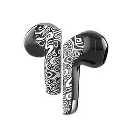 Беспроводные Bluetooth наушники Sabbat M200 Coat of Arms с игровым режимом (Черно-белый)
