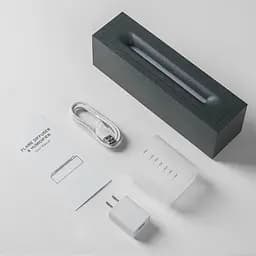 Зволожувач повітря портативний H3 Nordic Style Flame аромадифузор електричний ефект полум'я ПОДАРУНОК + 2 Арома олії Kinscoter 24.9х6.6х7.7 см hoz0012415 - мініатюра 10