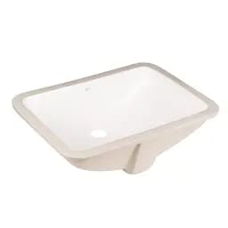 Умивальник Qtap Stork врізний прямокутний 530x370x200 мм White + донний клапан PU02O, Білий - мініатюра 4