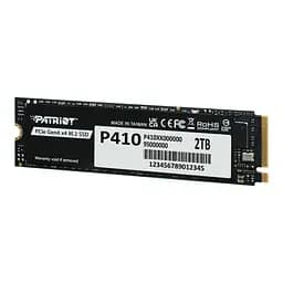 Накопичувач SSD M.2 Patriot P410 2TB NVMe 2280 PCIe Gen4 x4 5000/4500 TLC (P410P2TBM28H) - мініатюра 4