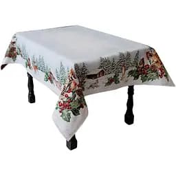 Скатертина гобеленова Прованс Squirrel з люрексом 135 x 220 см (41757)