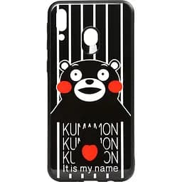 Чохол-накладка Toto Cartoon Print Glass Case Samsung Galaxy M20 Kumamon