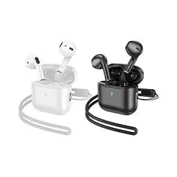 Навушники бездротові Hoco EW53 Lucky true wireless BT headset чорні - мініатюра 3