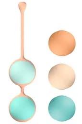 Вагинальные шарики Liebe Pleasure Toys Kewos, 14 см, мятный