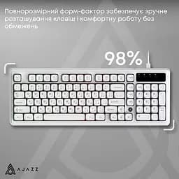 Клавіатура Ajazz AF98 White USB-C (AF98-W) - мініатюра 7
