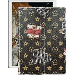 Чохол StatusCASE з екошкіри для планшету Asus Z101 (Китай) Луі-Вітон-коричневий