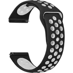 Ремешок Becover Vents Style для Samsung Galaxy Watch 46 mm / Watch 3 45 mm / Gear S3 Classic / Gear S3 Frontier Black-White (707127)