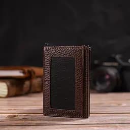 Чоловічий шкіряний картхолдер Canpellini 6.5х9х2 см acs0025902 - мініатюра 7