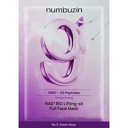 Ліфтинг маска для обличчя Numbuzin No.9 NAD Bio Lifting Full Cover Facial Mask