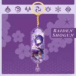 Брелок Genshin Impact Raiden акриловий (AK B GI R 01)