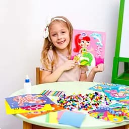 Набір для творчості Vladi Toys Creative Box Сова 9 картинок VT4433-08  - мініатюра 5