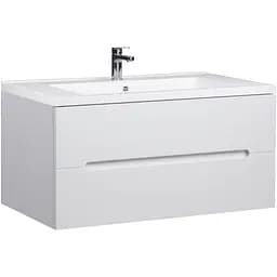 Тумба Мойдодир Octavio 100-A з умивальником Cosmopolitan 100 Білий