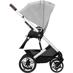 Коляска Cybex Talos S Lux SLV Lava Grey з бампером сіра (522002589) - мініатюра 3